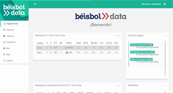 Desktop Screenshot of beisboldata.com